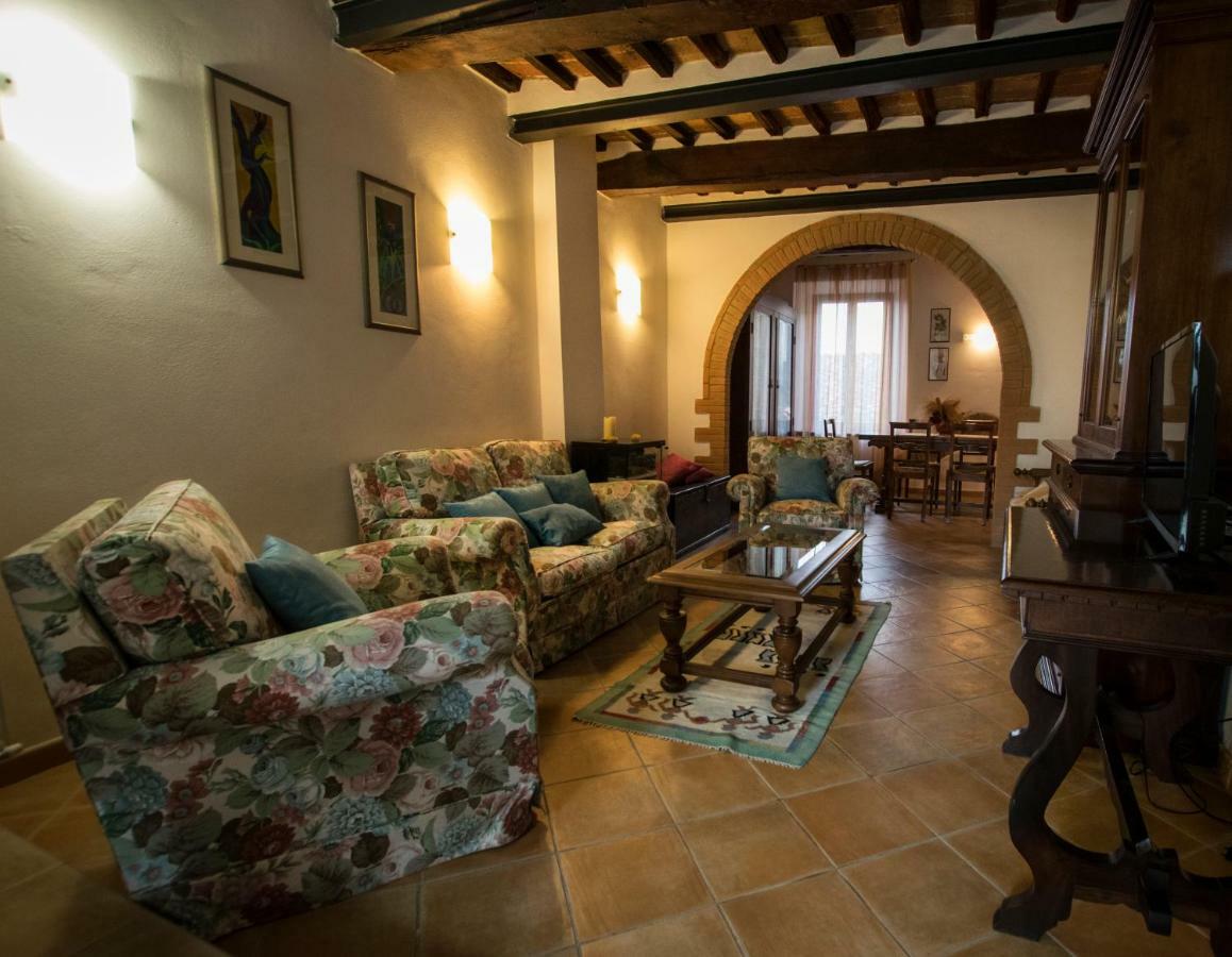 Dimora Tipica Toscana Monticiano Bagian luar foto